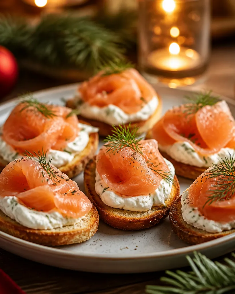Entradas navideñas del recetario: ensaladas frías, copa de camarones y canapés.